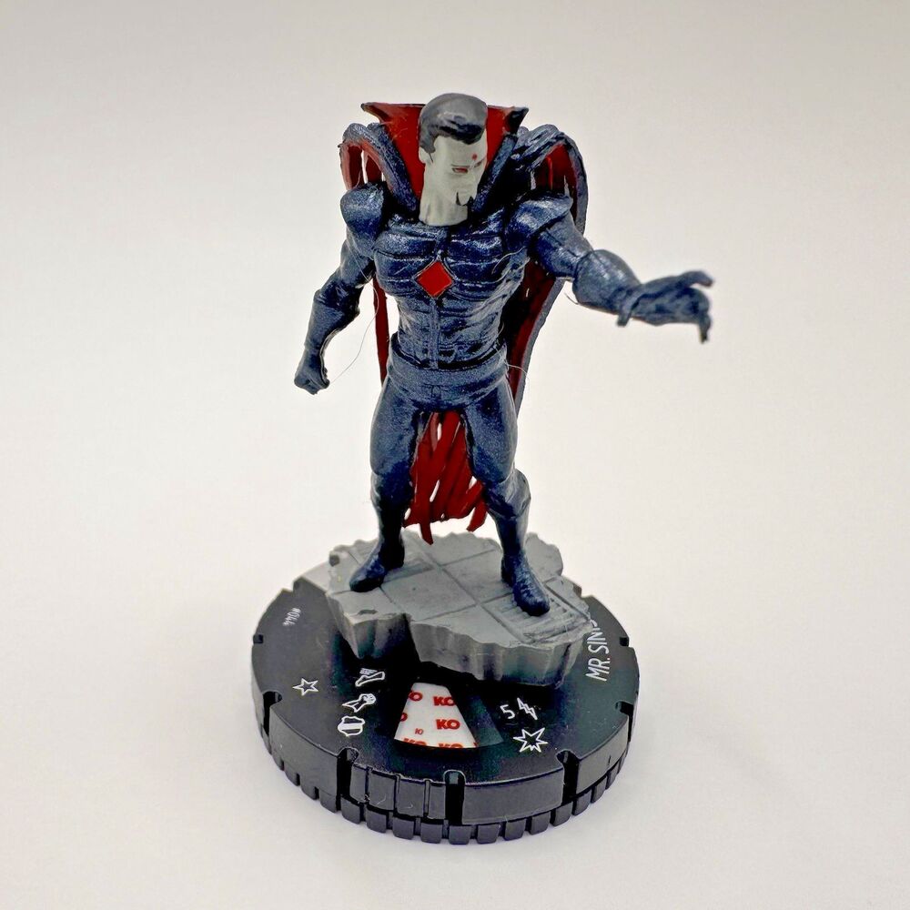 Heroclix X-Men: Rise and Fall set Mr. Sinister #044 Rare Figure No Card